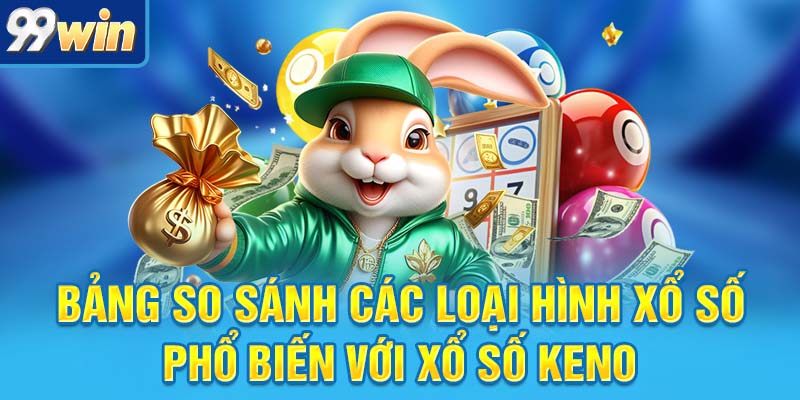 Xổ Số Keno – Săn Tiền Cực Nhanh, Vui Như Ăn Buffet 7 Bảng so sánh các loại hình xổ số phổ biến với xổ số keno