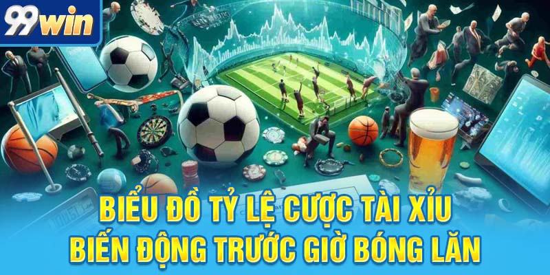 Bí Kíp Bắt Kèo Tài Xỉu Bóng Đá Chuẩn Như Dân Chuyên Nghiệp 6 Biểu đồ tỷ lệ cược tài xỉu biến động trước giờ bóng lăn