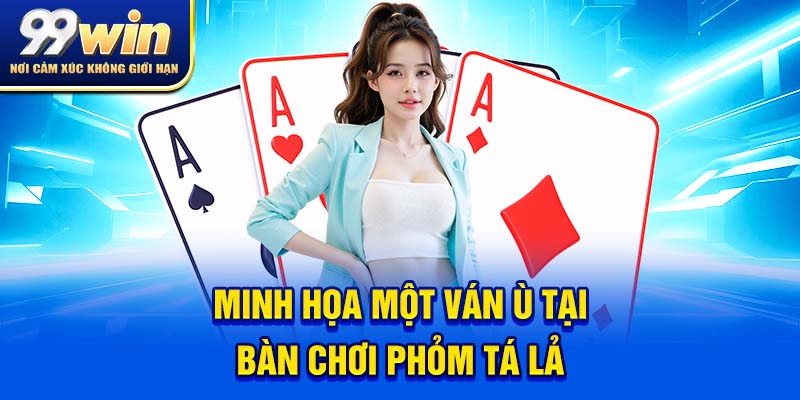 Phỏm Tá Lả – Game Bài “Quốc Dân” Khiến Triệu Người Ghiền 6 Minh họa một ván ù tại bàn chơi phỏm tá lả